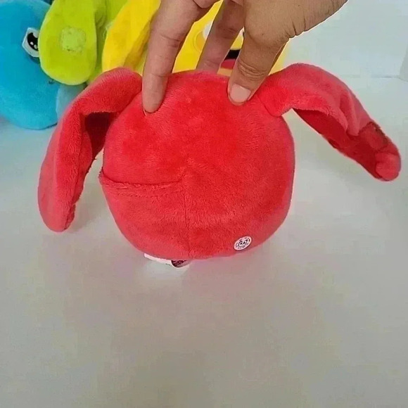 Hana Zuki LOT OF 4 Full Of Treasures Blue Lime Green Yellow Red BUNNY PLUSH - Picture 10 of 10